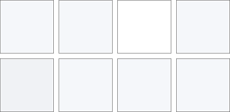 ВКонтакте: 8 квадратов, цвета фона прочитанных и непрочитанных сообщений